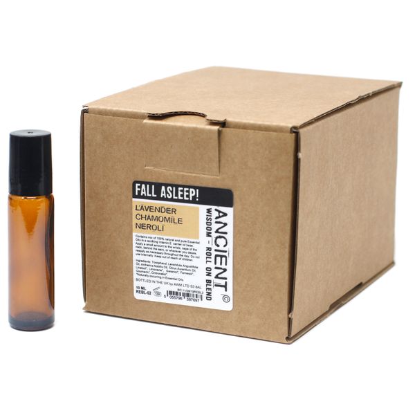 30x 10ml Roll On Essential Oil Blend - Fall Asleep - White Label