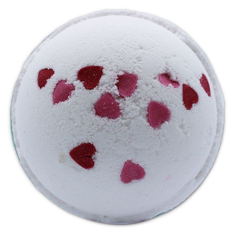 Love Hearts Bath Bomb 180g - Wild Flowers - White Label
