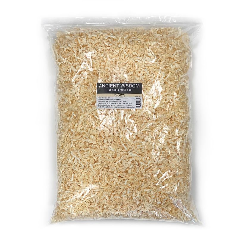 SizzlePak Shredded paper - Cream (1KG)