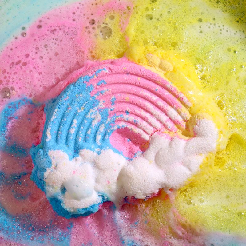 White Label Cloud Bathbomb 95g - Mango