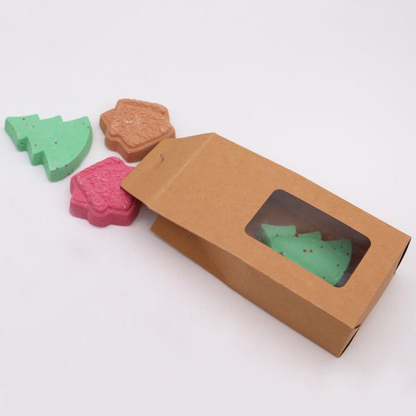 Gingerbread Town Christmas Bath Bomb Gift Pack - White Label
