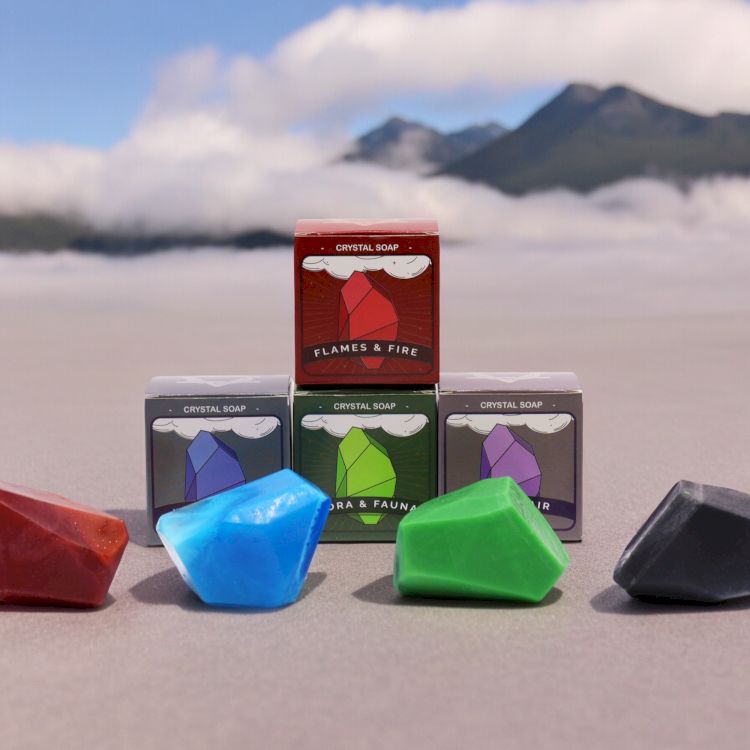 Crystal Elemental Soap Starter - 108 Soaps & Poster