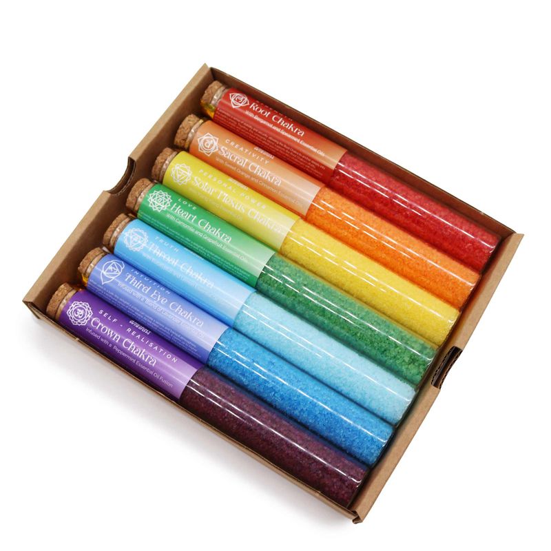 Bath Salts in Vials - Gift Pack of 7