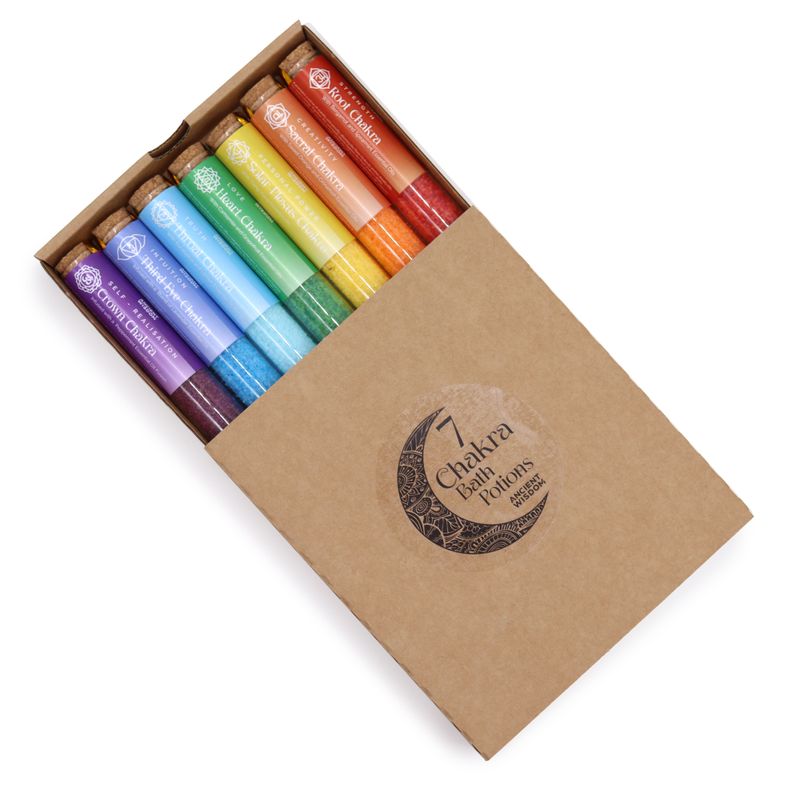 Bath Salts in Vials - Gift Pack of 7