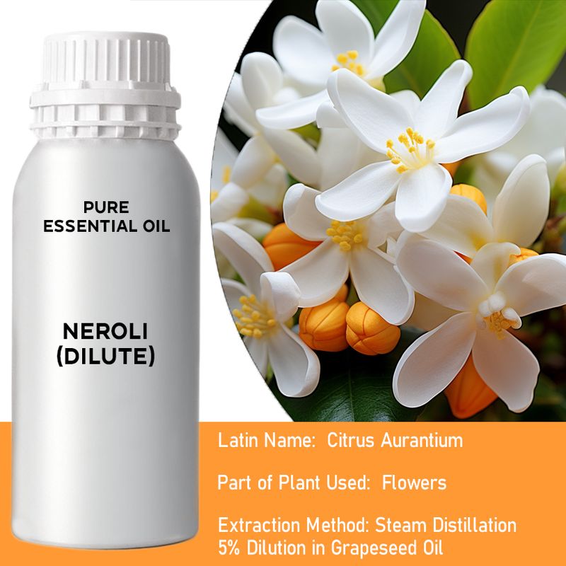 Neroli (Dilute) Bulk Essential Oil - 1Kg