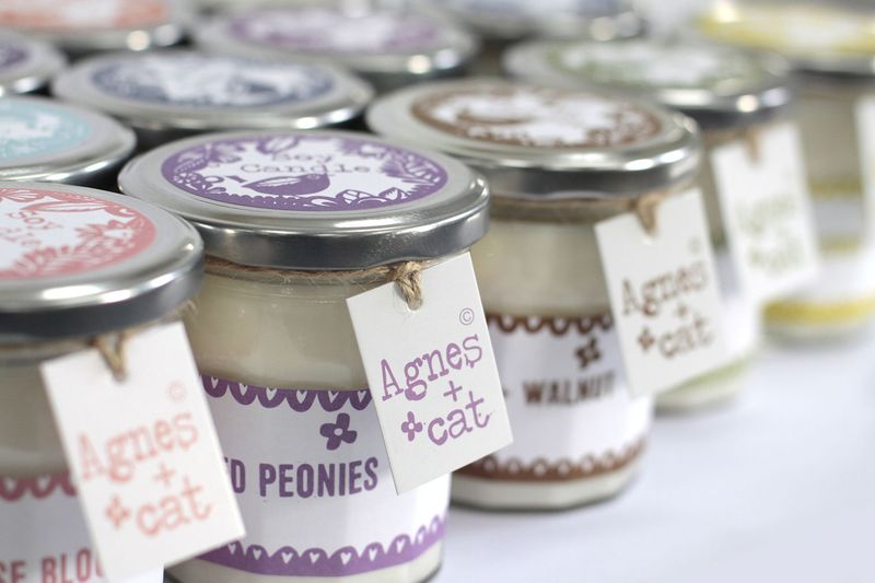 Jam Jar Candle - Coffee and Walnut
