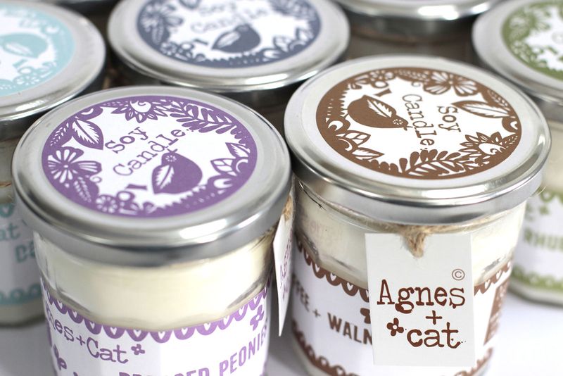 Jam Jar Candle - Coffee and Walnut