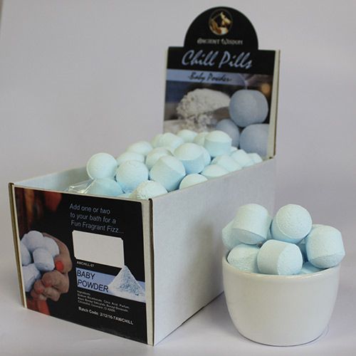 1.3Kg Box of Baby Powder Chill Pills - White Label