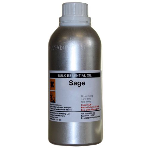Sage Bulk Essential Oil - 1Kg