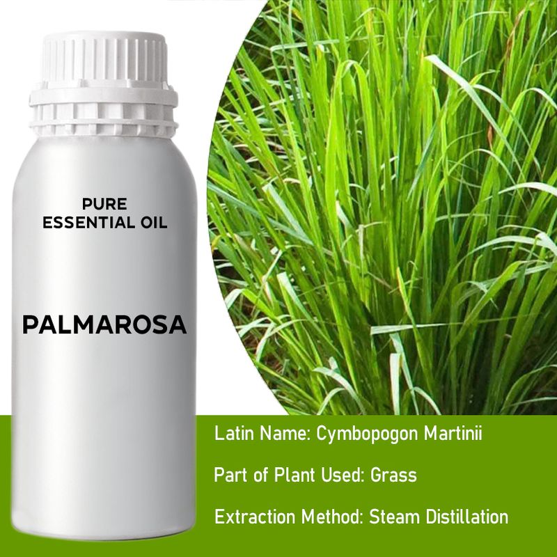 Palmarosa Bulk Essential Oil - 1Kg