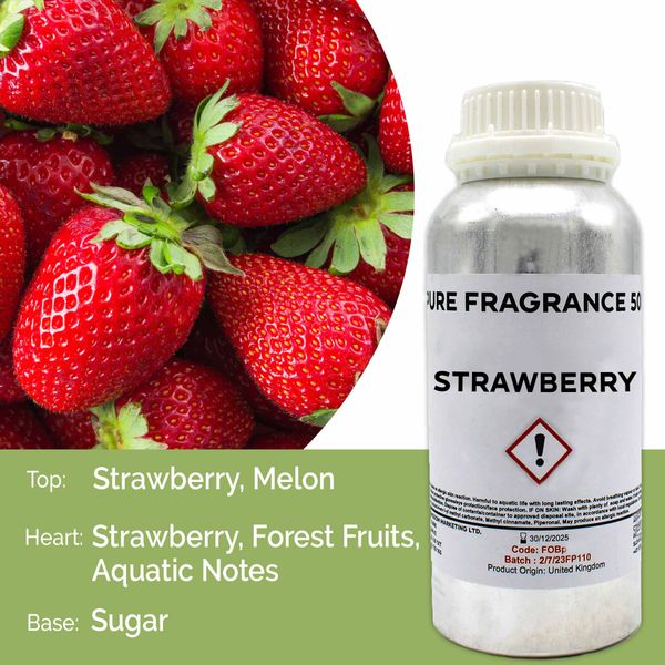 Strawberry Fragrance Oil - 1 Litre