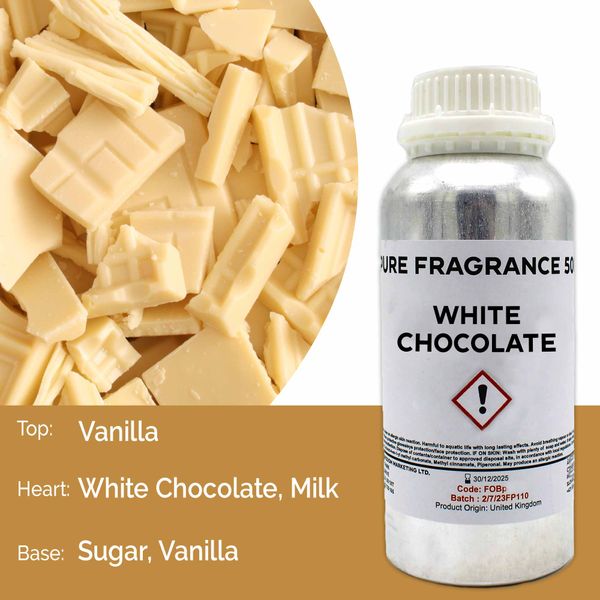 White Chocolate Fragrance Oil - 1 Litre