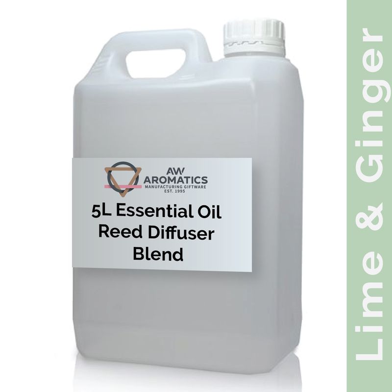 Lime & Ginger Essential Oil Reed Diffuser Blend
