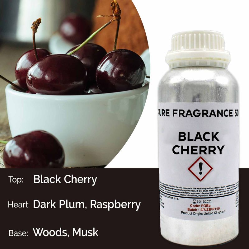 Black Cherry Fragrance Oil - 1 Litre