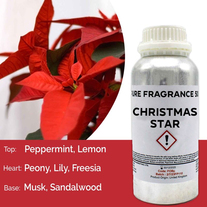 Christmas Star Fragrance Oil - 1 Litre