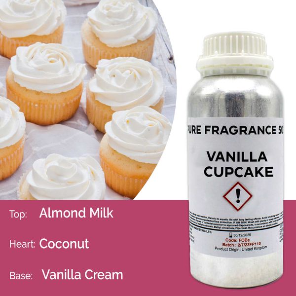 Vanilla Cupcake Fragrance Oil - 1 Litre