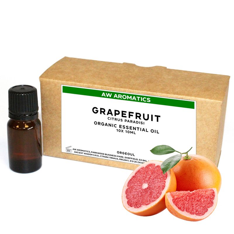 Grapefruit Organic Essential Oil 10ml - White Label