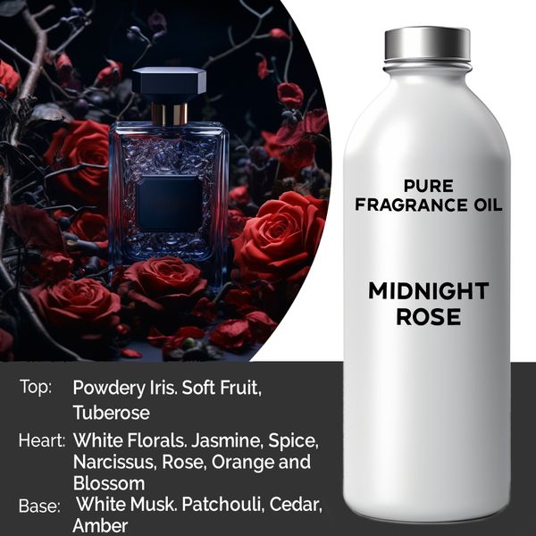 Midnight Rose Fragrance Oil - 1 Litre