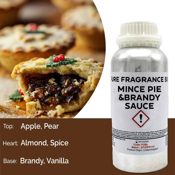Mince Pie & Brandy Sauce Fragrance Oil - 1 Litre