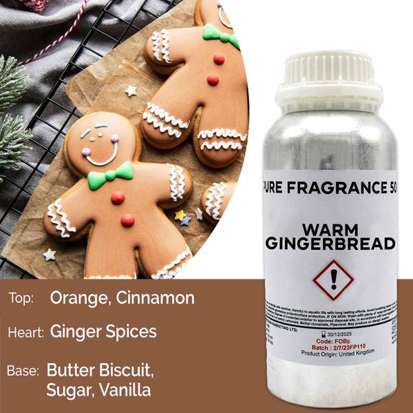 Warm Gingerbread Fragrance Oil - 1 Litre