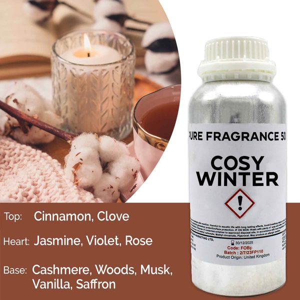 Cosy Winter Nights Fragrance Oil - 1 Litre