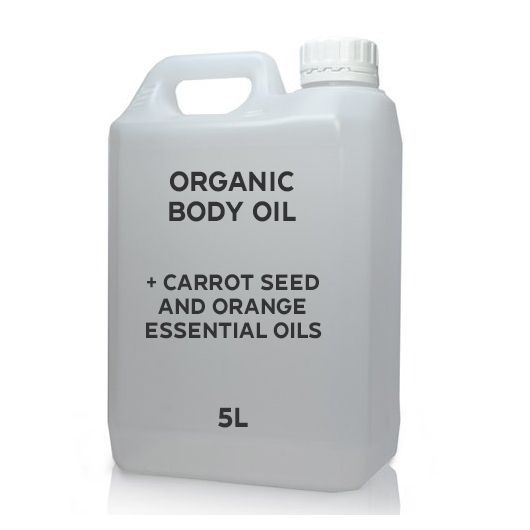 Bulk Organic Body Oil 5L - Carrot & Orange