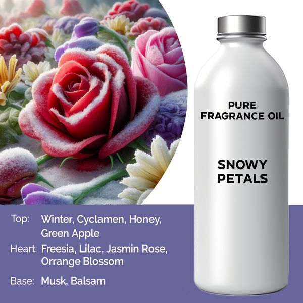 Snowy Petals Fragrance Oil - 1 Litre