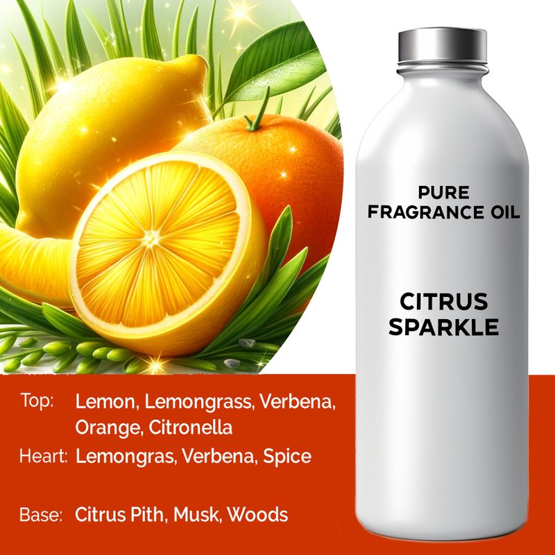 Citrus Sparkle Fragrance Oil - 1 Litre