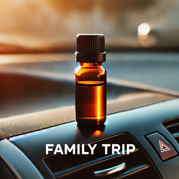 10ml Aromatherapy Car Blend - Family Trip - White Label