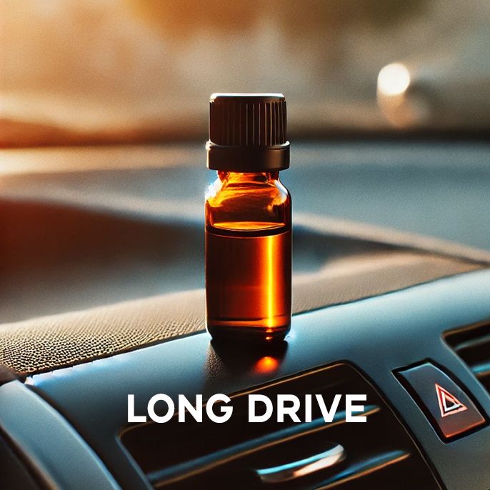10ml Aromatherapy Car Blend - Long Drive - White Label