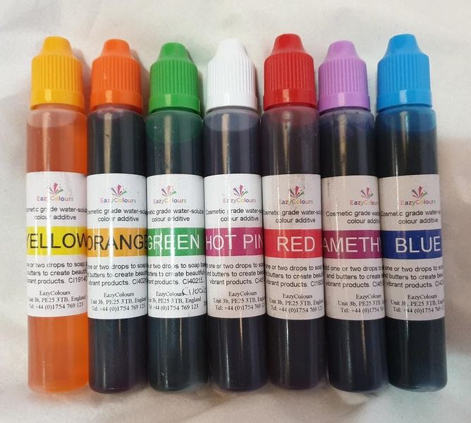 Liquid 7 EazyCosmetic Colour - 10gs Water Soluble Cosmetic Colour - 10gs