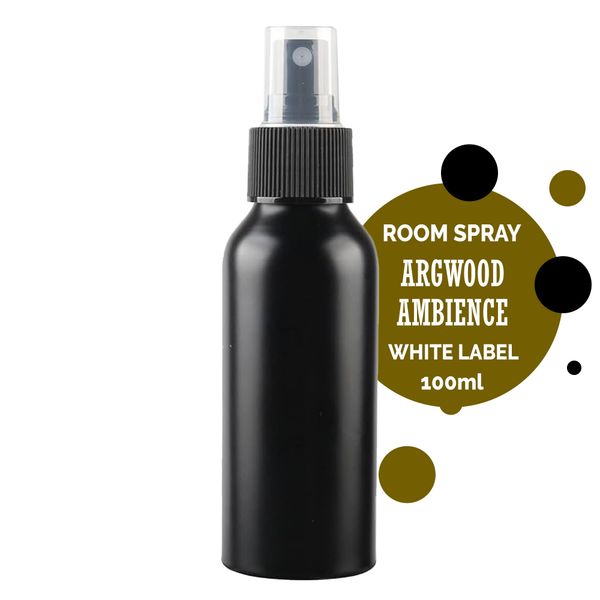 100ml Room Spray - Agarwood Ambiance - White Label