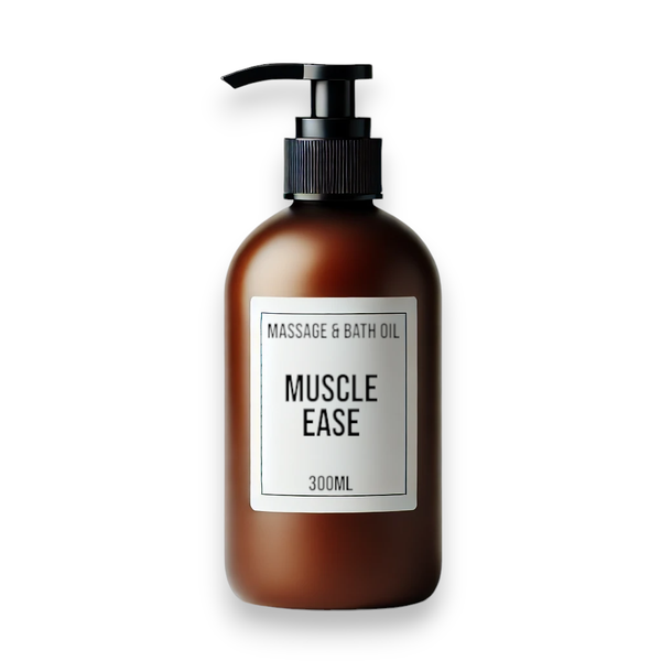 300ml Muscle Ease Massage and Bath Oil - White Label