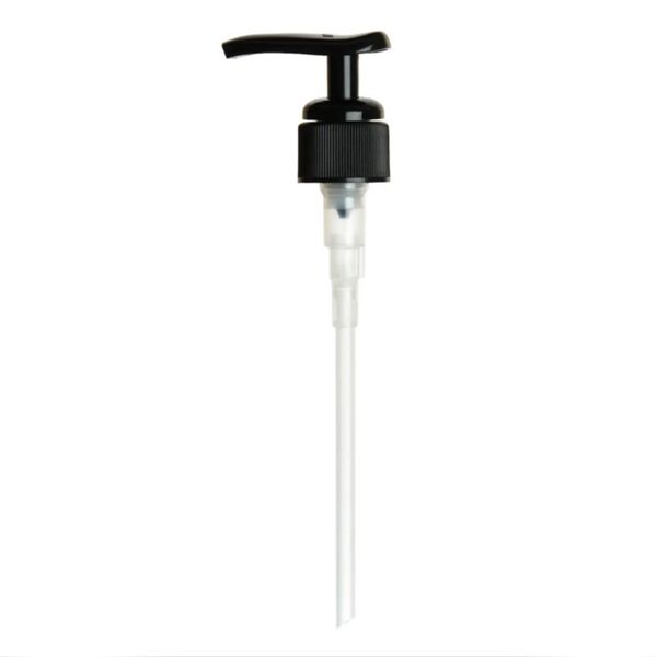 Pump for Glass Medicine Bottle Black - Plastic Black 28mm