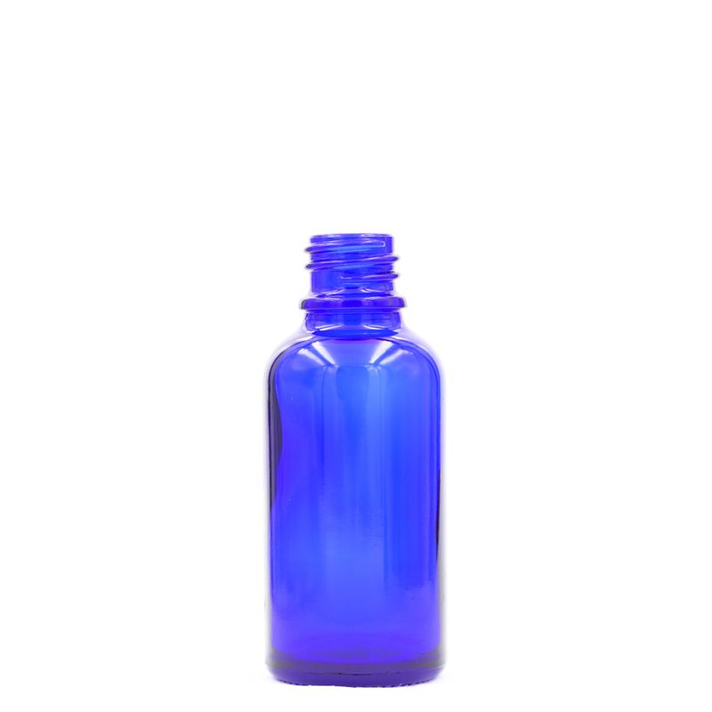 5ml Blue Glass Dropper Bottle with Child Resistant Dropper Cap