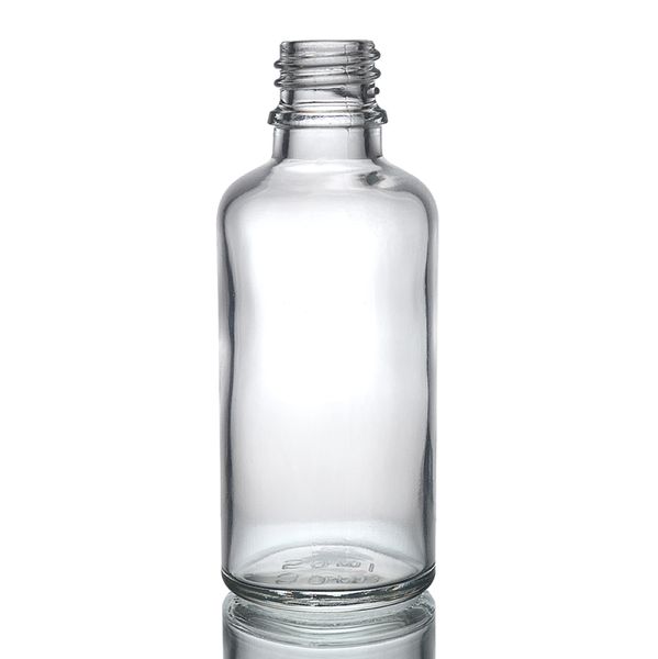 100ml Clear Glass Dropper Bottle - No Cap