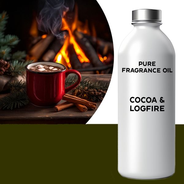 Cocoa & Logfire Fragrance Oil - 1 Litre