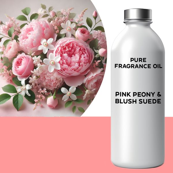 Pink Peony - Blush Suede Fragrance Oil - 1 Litre