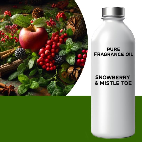 Snowberry & Mistle Toe Fragrance Oil - 1 Litre