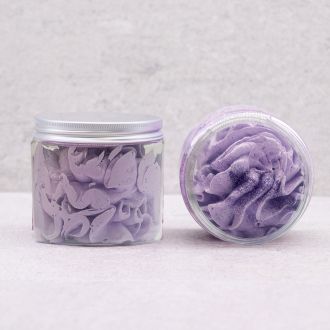 Frosted Sugar Plum Whipped Soap 120g - White Label