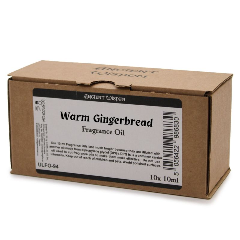 Warm Gingerbread Fragrance Oil 10ml - White Label