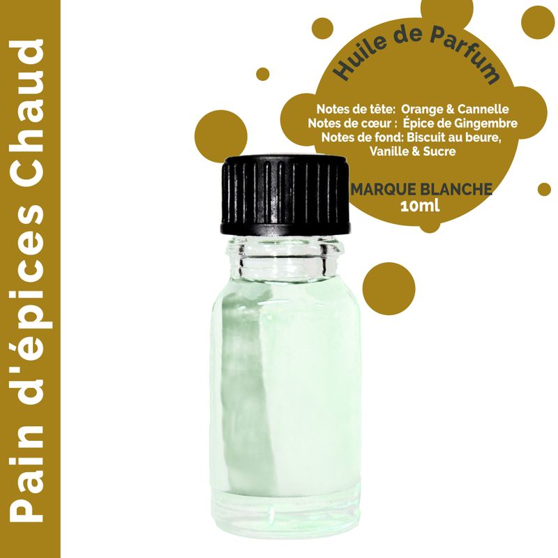 Warm Gingerbread Fragrance Oil 10ml - White Label