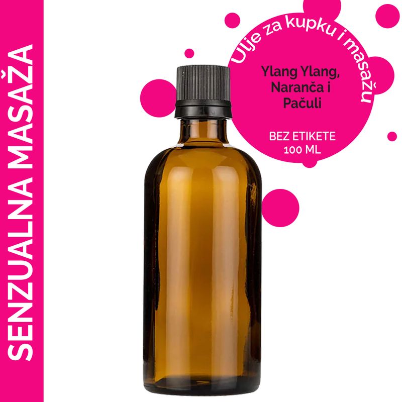 Sensual Massage Oil / Bath Oil 100ml - White Label