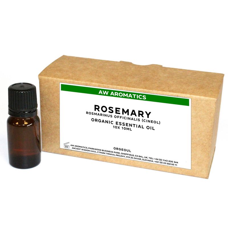 Rosemary Organic Essential Oil 10ml - White Label