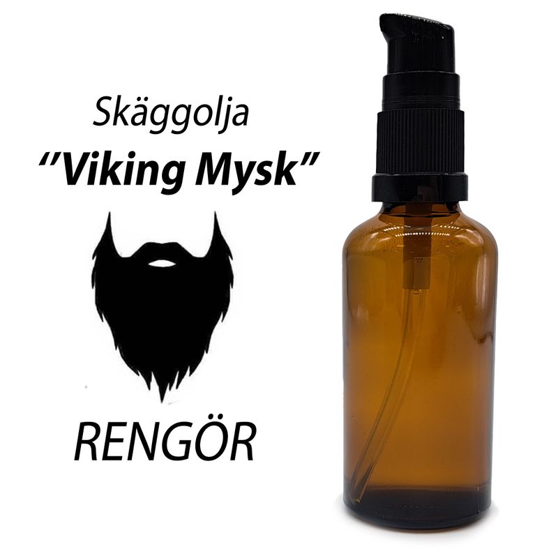 50ml Beard Oil - Viking Musk - White Label