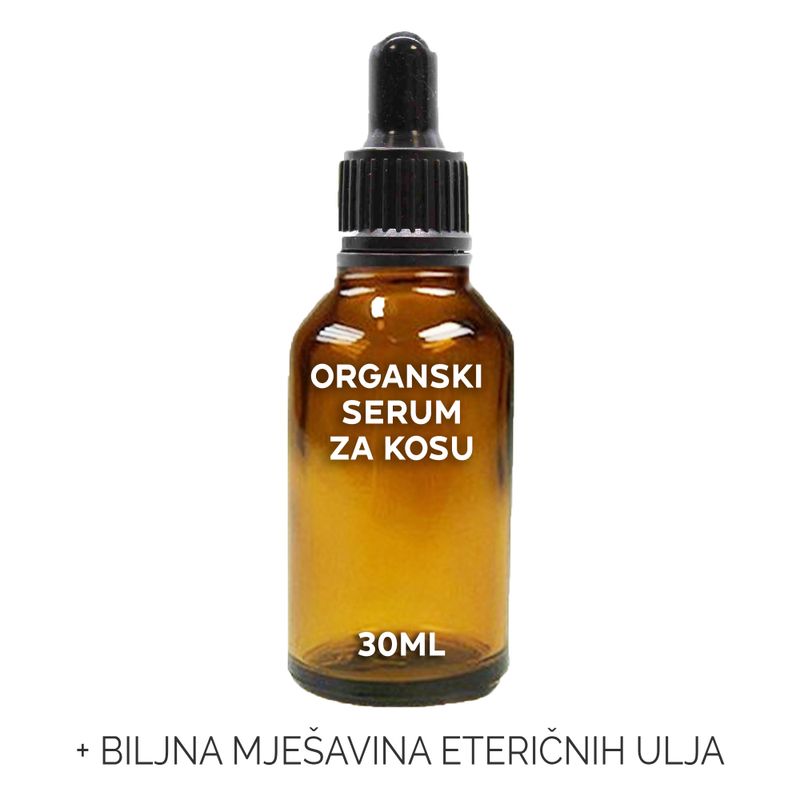 Organic Hair Serum 30ml - Herbal - White Label