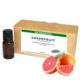 Grapefruit Organic Essential Oil 10ml - White Label