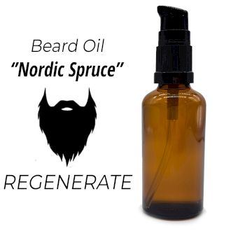 50ml Beard Oil - Nordic Spruce - White Label