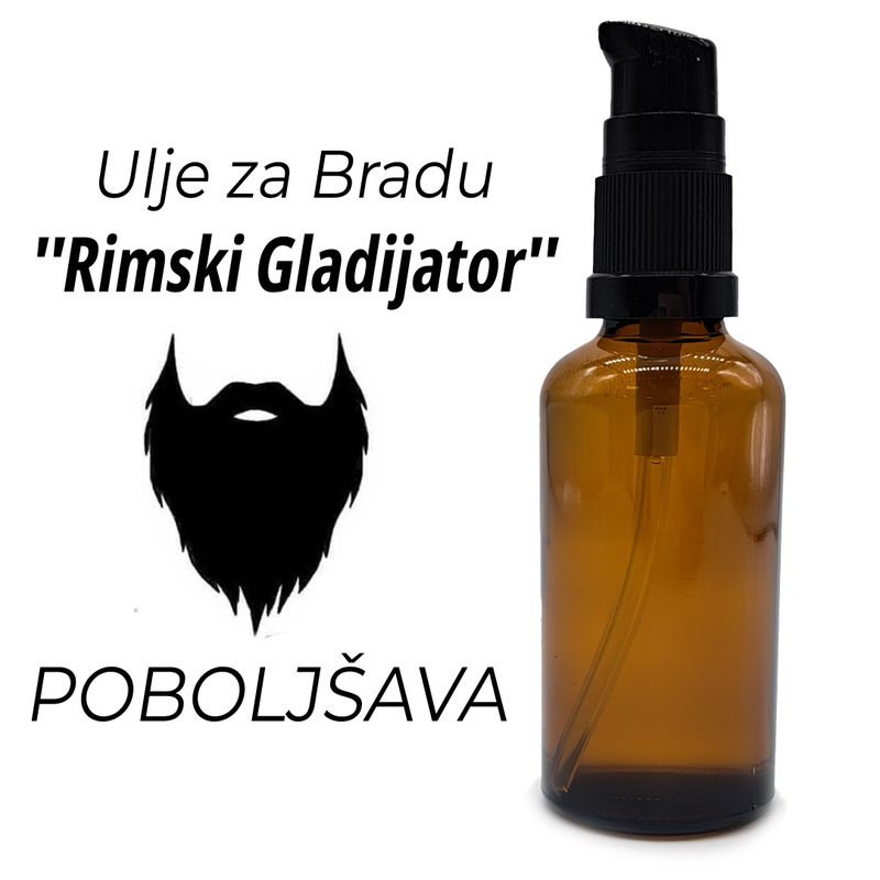 50ml Beard Oil - Roman Gladiator - White Label
