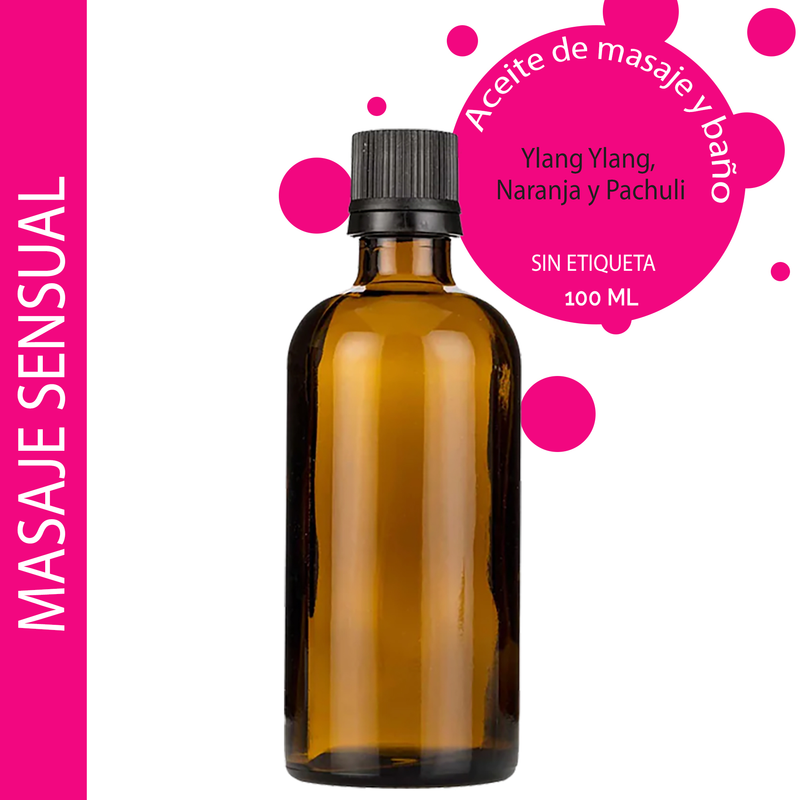 Sensual Massage Oil / Bath Oil 100ml - White Label